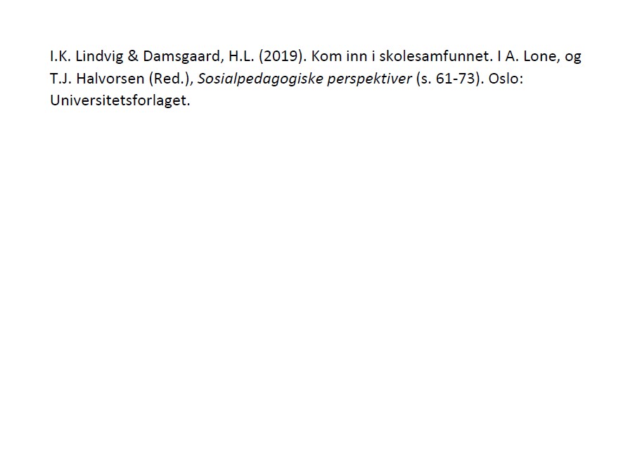 Lindvig & Damsgaard (2019)
