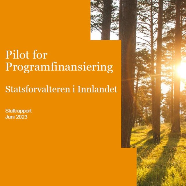PwC, Pilot for programfinansiering, 2023